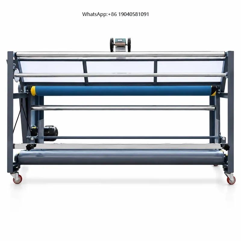 Automatic Fabric Rolling Machine Cloth Rewinding Machine with Variable Speed for Textile Inspection OEM Factory