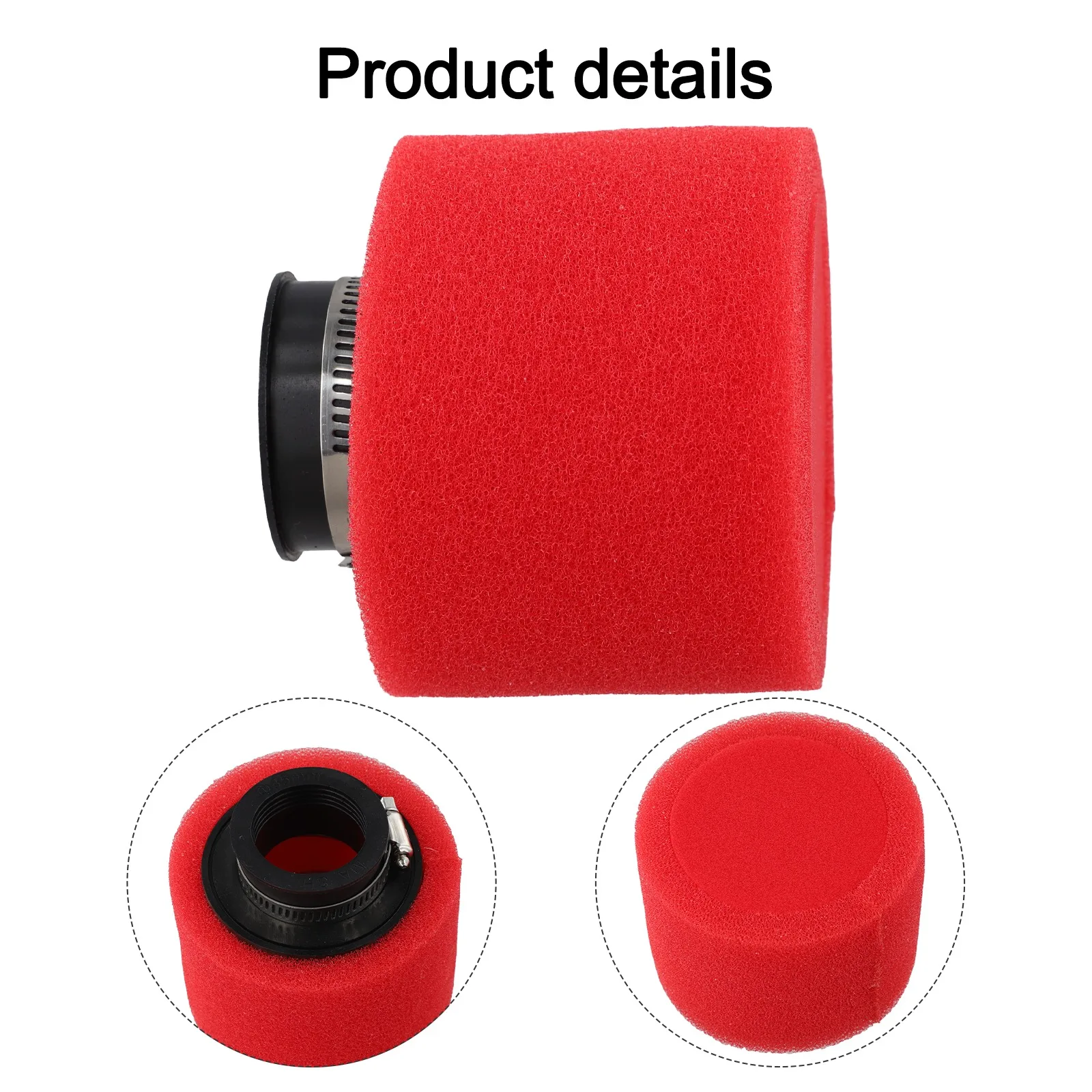Non-Restricted Sponge Air Filter with 35mm Inner Size for ATVs Scooters Motorcycles and Bikes with Improved Airflow