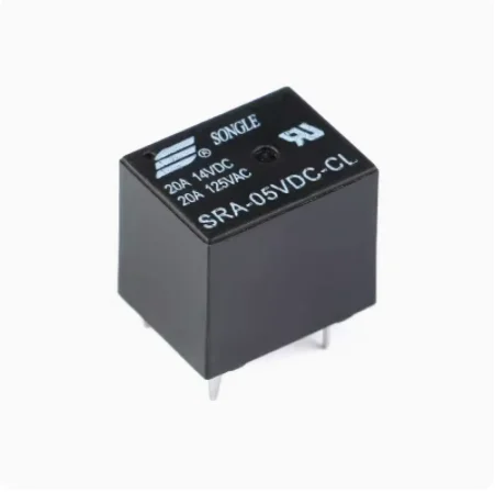 5PCS Relay SRA-05V 12V 24VDC-CL T74 24V Black 20A 5-pin