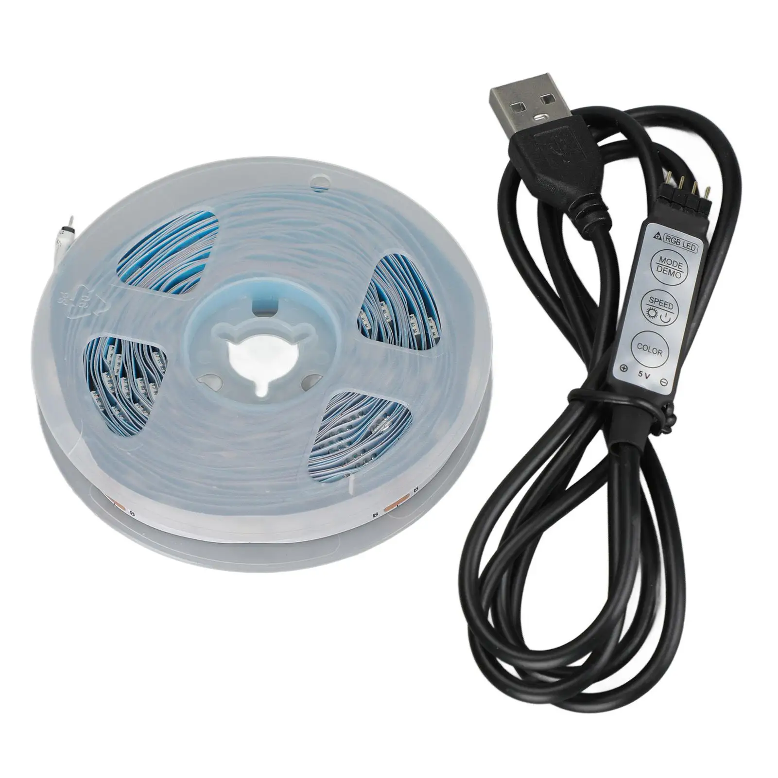 

Color Changing USB LED Light Strip with 3 Button Control for bedroom Club Hotel Hallway Corridor Lighting
