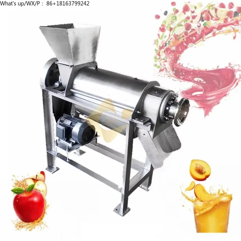 

Fruit and Vegetable Juicer Double Screw Pressing Ginger Agave Spinach Seabuckthorn Juice Extractor Machine for Sale