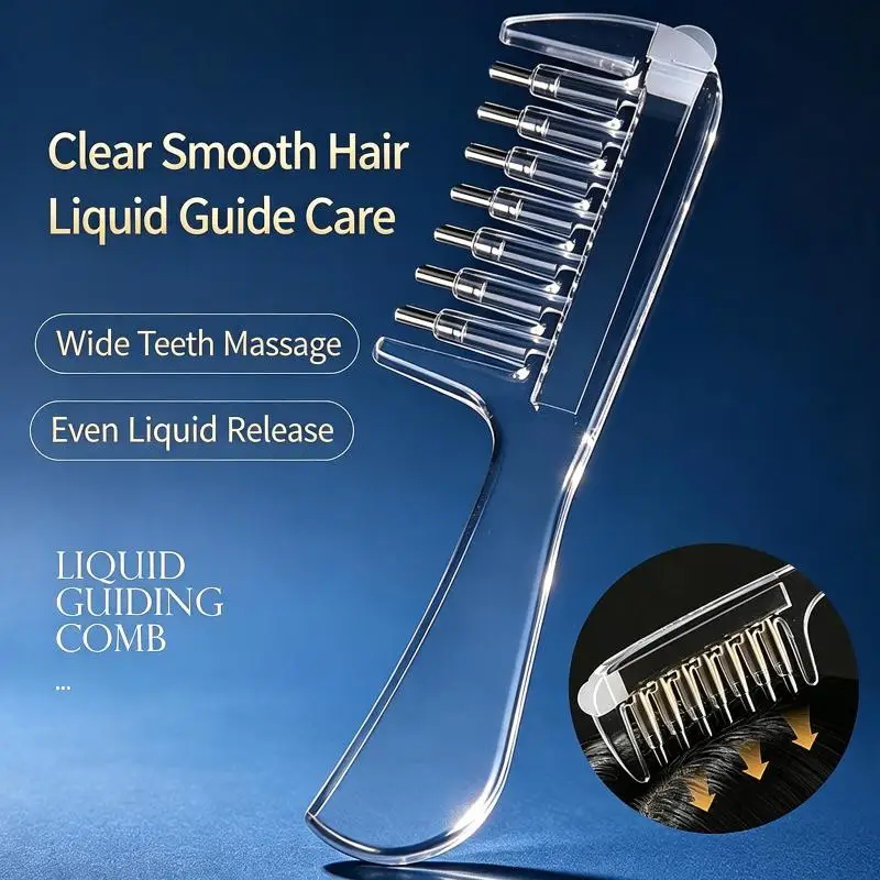 Multi-Function Mini Portable Head Applicator Anti-Frizz Scalp Nourish Hair Firming Applicator Anti-Static Hair Care