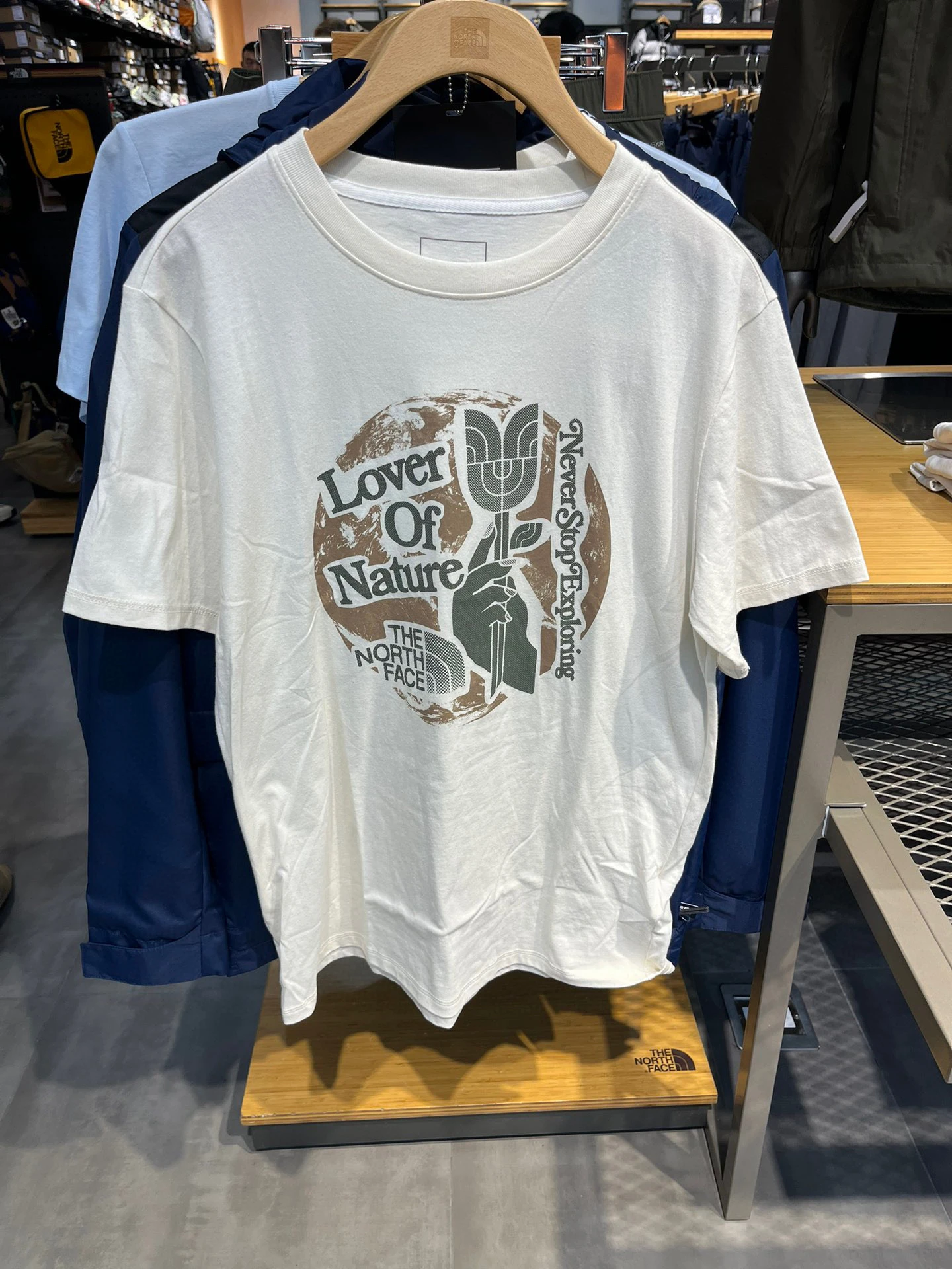 Camiseta Deportiva Casual North Face de Manga Corta con Etiqueta Pequeña, Transpirable, de Secado Rápido, Ultraligera, para Correr, Cuello Redondo, Primavera 2024