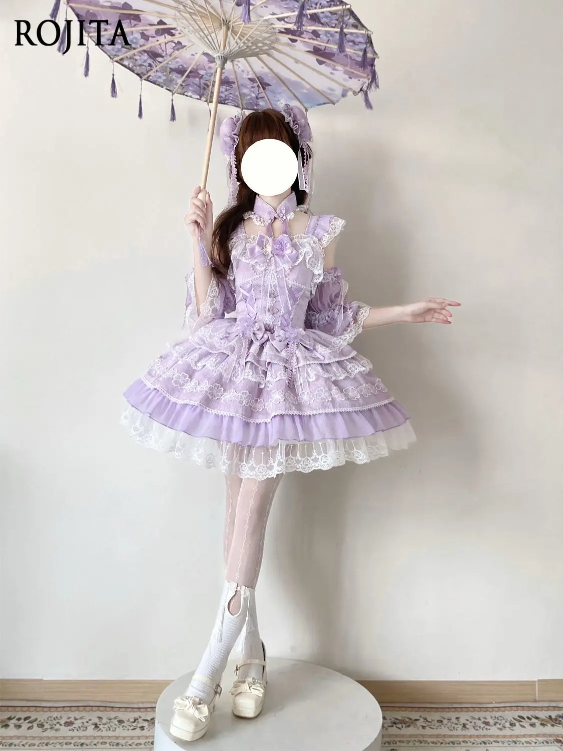 

Vintage Original Design Lolita Dress 2026 New Sleeveless Pink JSK Sweet Chinese Style JSK Strap Dress for Women