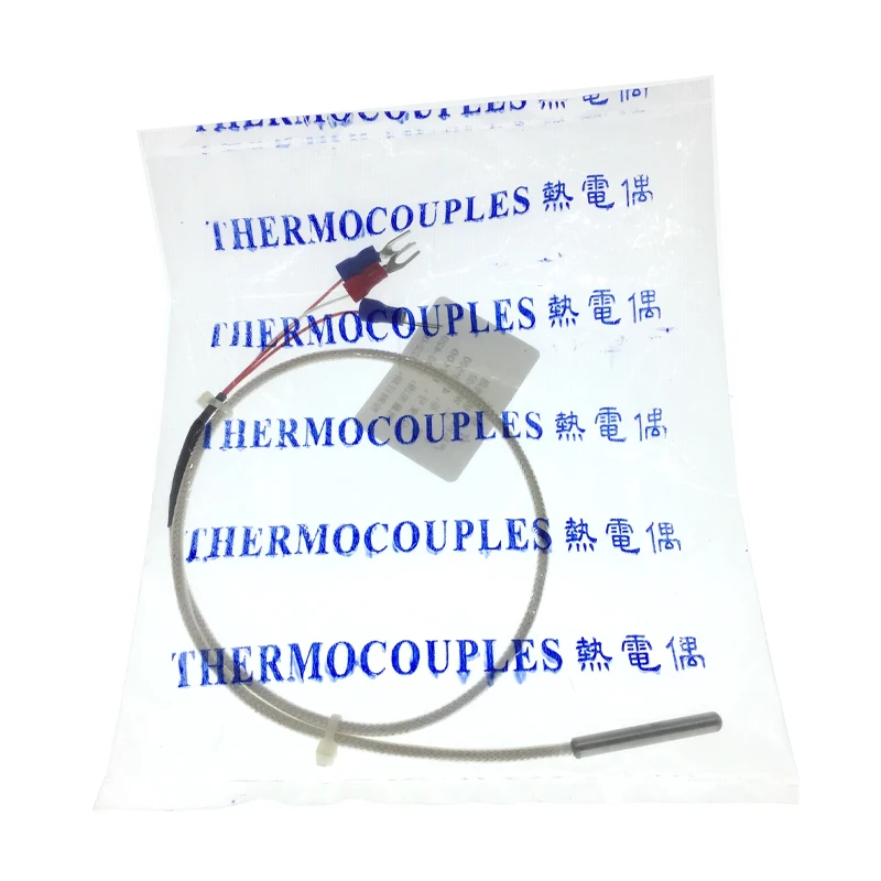 Platinum Thermoresistor Couple Precision WZP-PT100 4X30MM Probe Type Anticorrosion Waterproof High Temperature Sensor Length0.5M