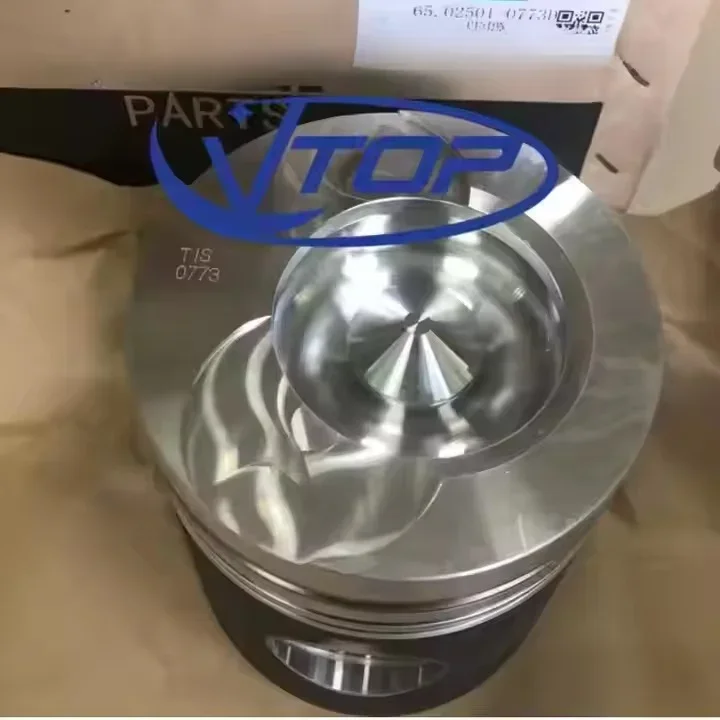 

High Quality DE12TIS Engine Parts Piston Kit 65.02501-0773D 6502501-0773D 65025010773D For Doosan Develon