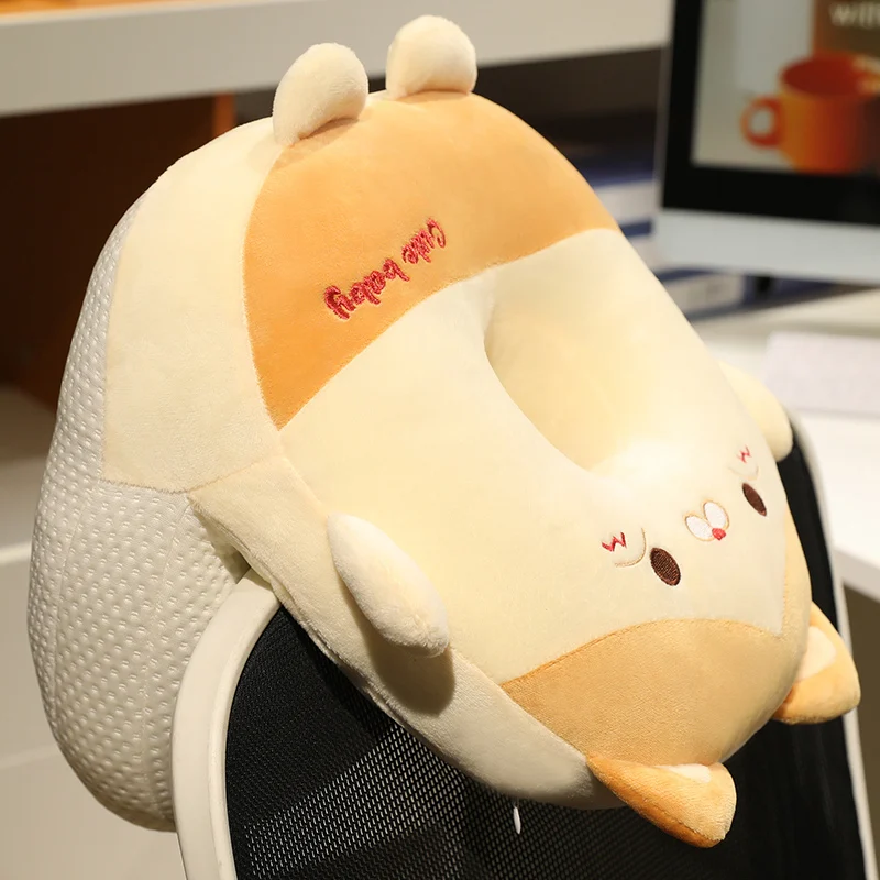 

Soft Cartoon Animal Double-Sided Ice Silk Nap Pillow Machine Washable for Bed Sofa Office Cushion Affordable Home Decor Pillow