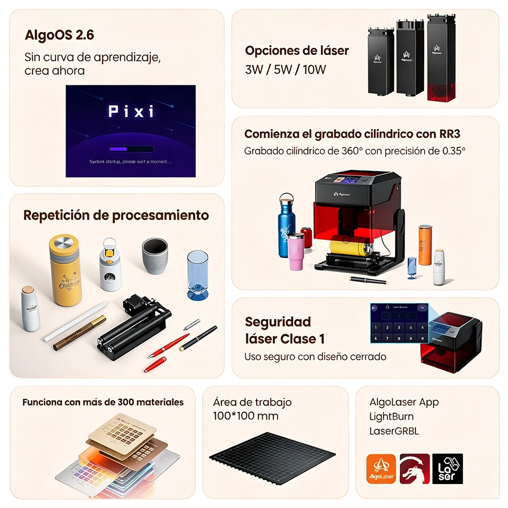 AlgoLaser PIXI 10W Portable Mi - Smart Home Offline System review and price