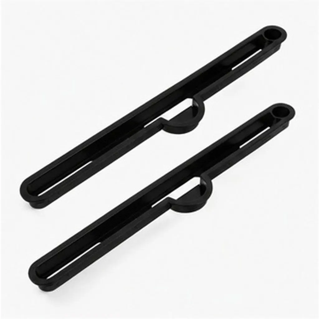 Folding Desk Slot Rail Black Plastic Bracket Stable Tablet Groove for Home Office Laptop Desk Hardware Replacement Table