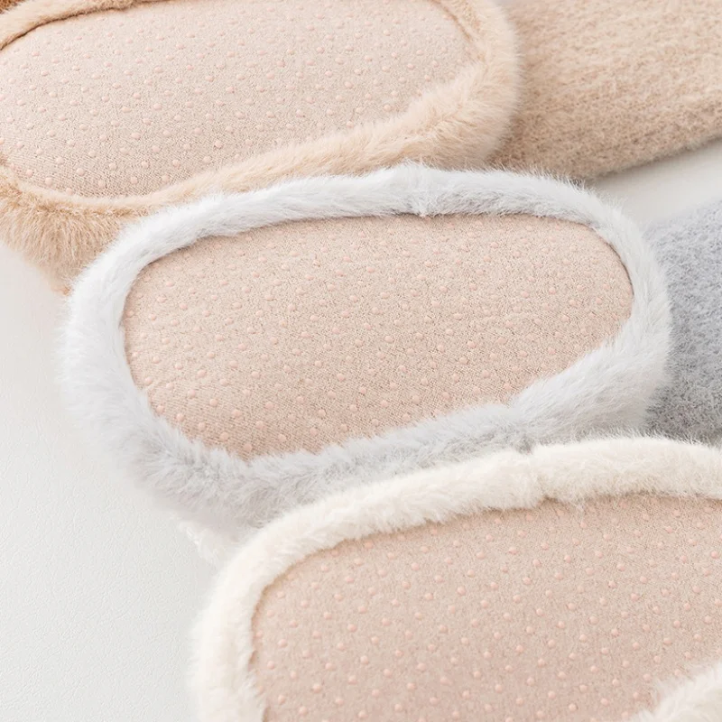 أحذية أطفال الرضع للفتيات والأولاد الكرتون الدب طفل أول مشاية شتوية سميكة دافئة داخلي الوليد الطابق المنزل صبي جوارب بناتي