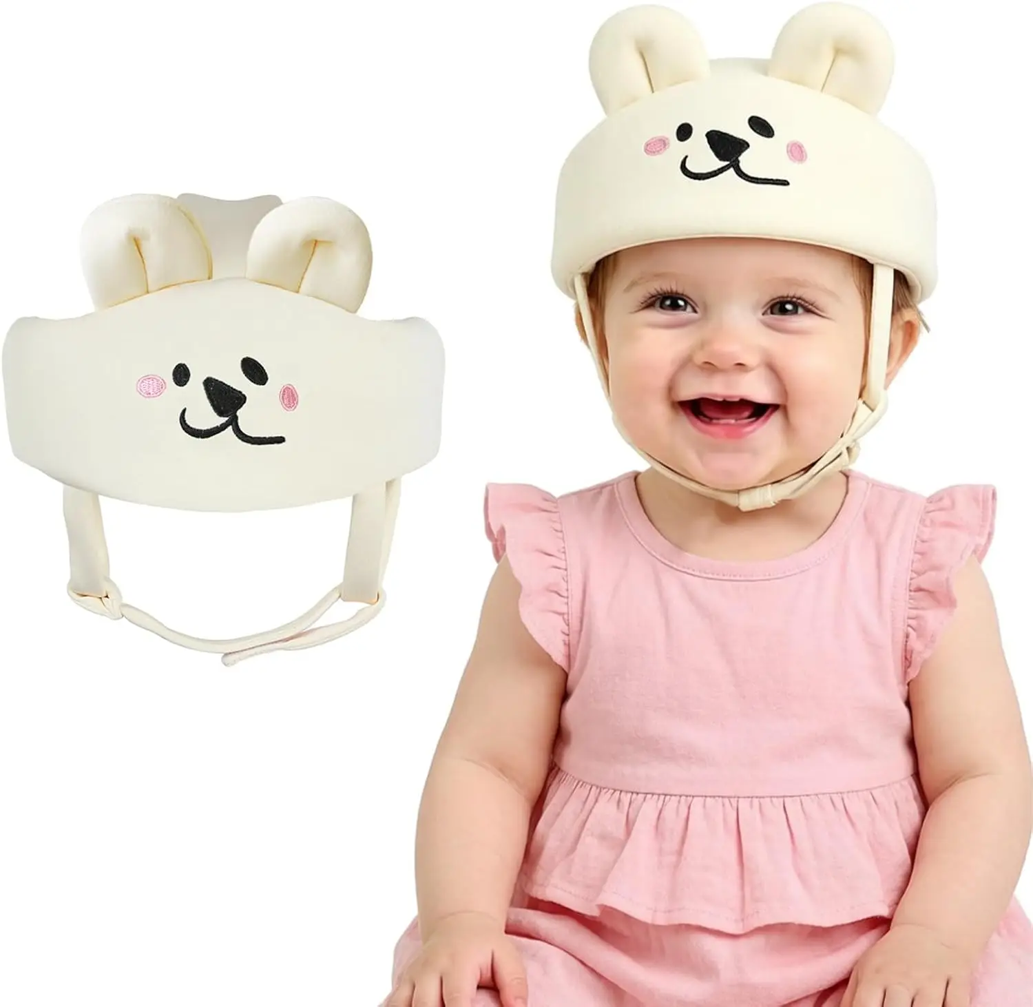 子供用ベビーヘルメット、ハイハイや歩行時の頭部保護、柔らかいクッション、幼児用安全ヘッドガード、歩行学習用
