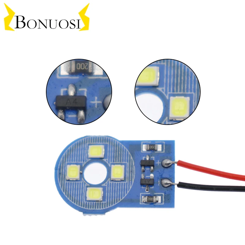 10pcs with 2835 4SMD Chip Panel Lights Various Color Non polarity AC DC 6V 6.3V Pinball Game Machine Board Led Lamp Bulbs