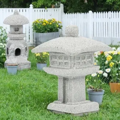 

4Pcs Mini Pagoda Statue Sandstone Garden Decoration for Micro Landscape DIY Bonsai Terrarium Ornament Home Office Desk Decor