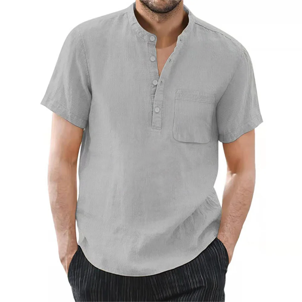 Thumbnail 4 - #70 Trending Cotton Linen Casual Shirts Right Now