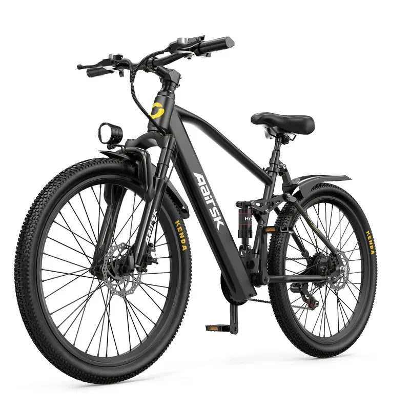 Lady GT900 26-Inch Electric Mountain Bike Lithium Stainless Steel Front Suspension Double Disc Brake 21 Speeds Rear Hub Motor