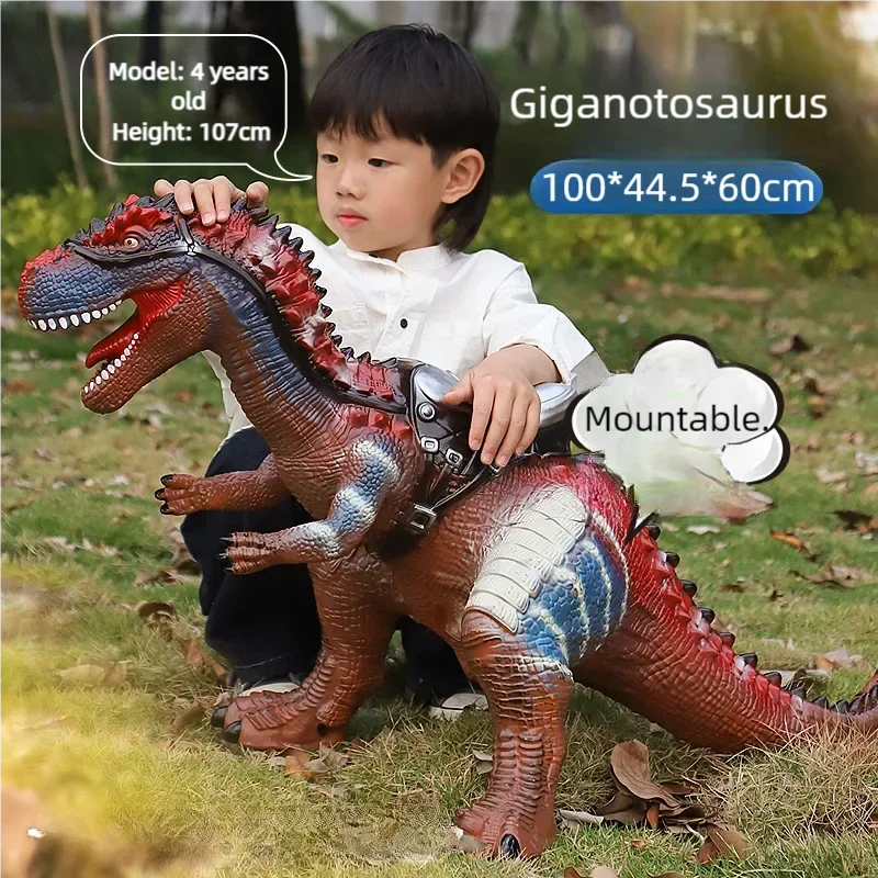 Super Dinosaur Model Toys Big Can Mount 50 pounds T-Rex Brachiosaurus Jurass Park Soft Puppets Worlds Toy for Kids Boys Gift