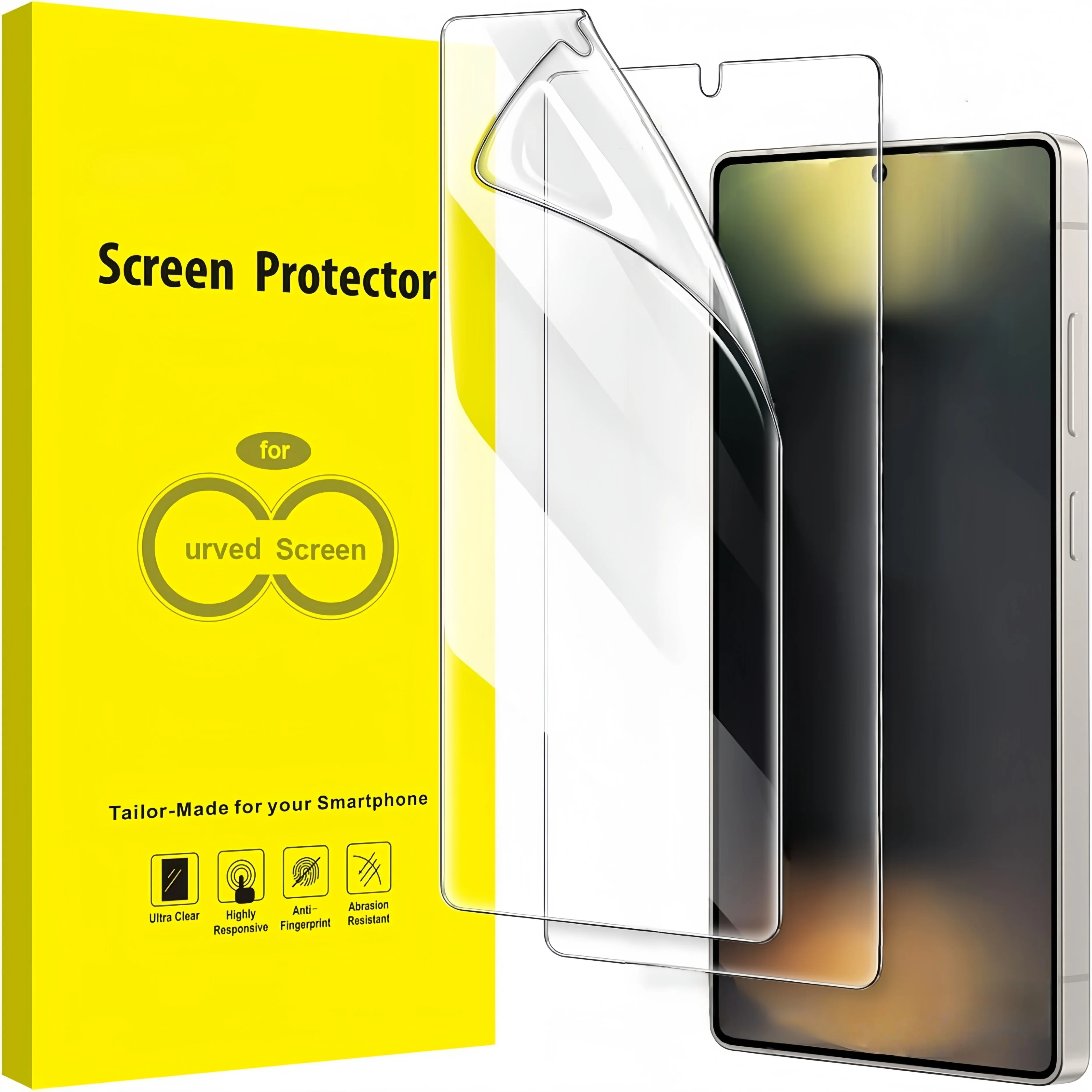 2 Stück High-Definition-Hydrogelfolie für Mobiltelefone für Samsung Galaxy S26 S25 S24 S23 S22 S21 S20 Ultra Plus FE