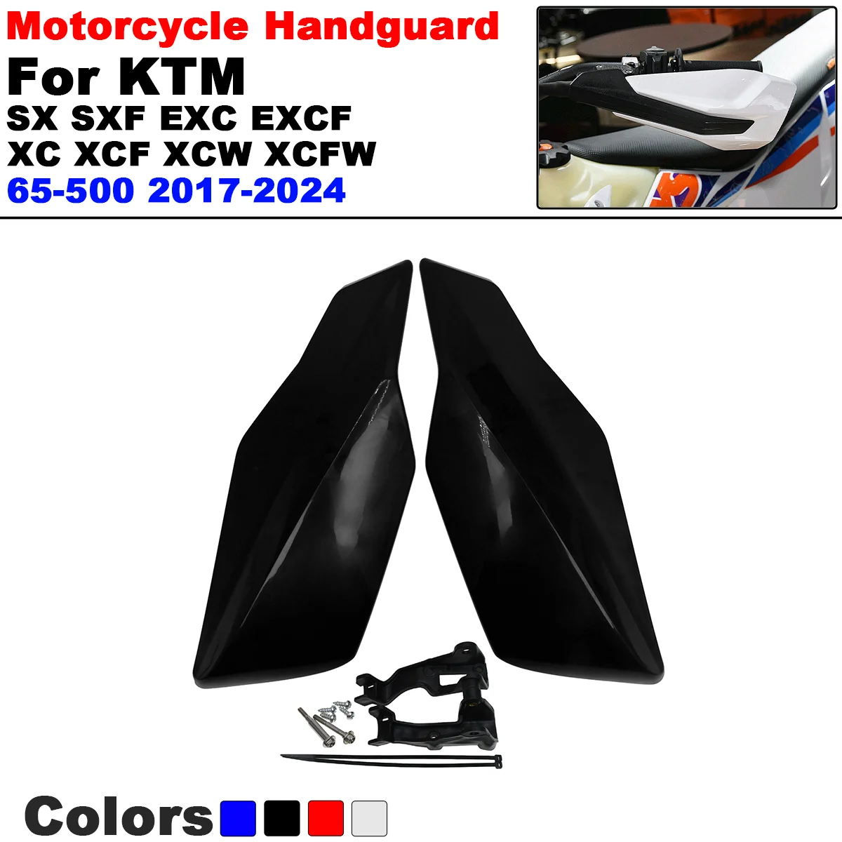 

2024 Motorcycle Refit Hand Handlebar Guards Handguard For KTM EXC300 XC250 SX SXF XCF EXCF 125 250 300 350 450 500 Dirt Bike