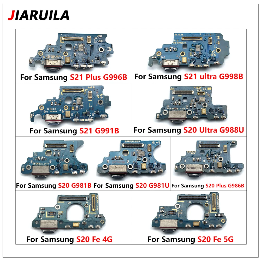 New Quick Charge USB Charger Dock Connector Board Charging Port Flex Cable For Samsung S21 Ultra S20 Plus S20 Fe 4G 5G