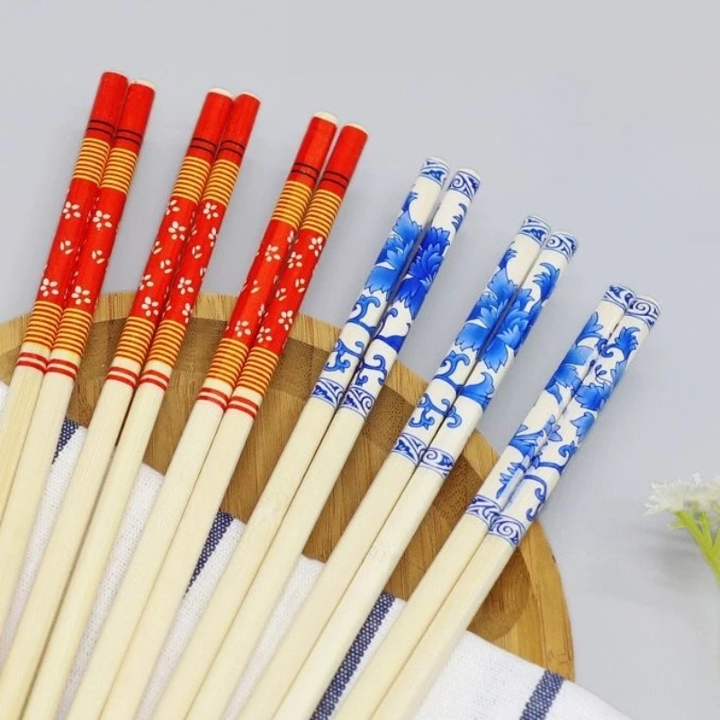 50/100/200pcs Disposable Bamboo Chopsticks Sushi Chopsticks Commercial Hotpot Restaurant Takeaway Tableware Individually Wrapped