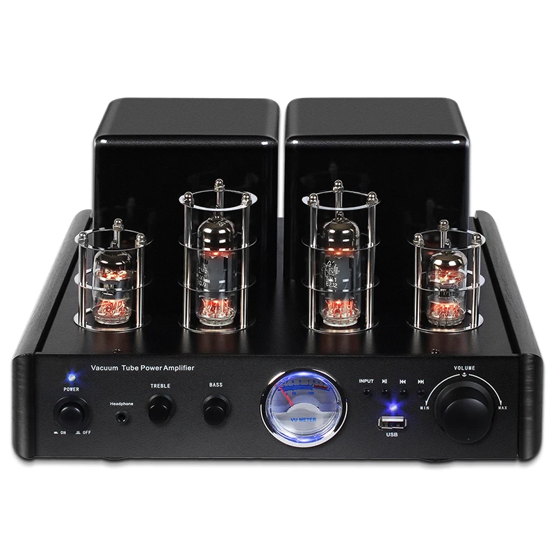 HIFI Röhren-Audiosystem LED BT5.0 Klasse AB Leistungsverstärker mit Subwoofer-Ausgang AV-2030R