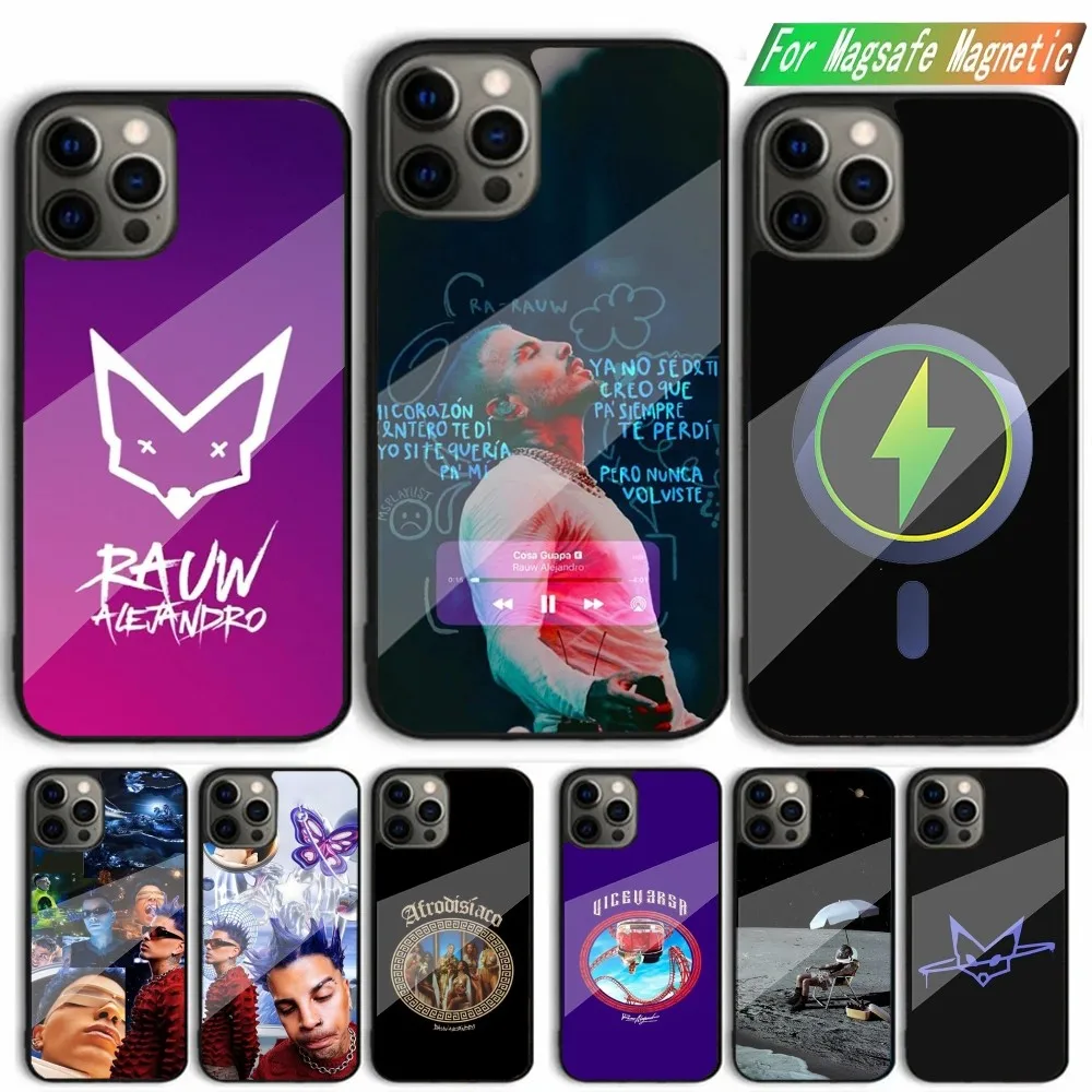 R-Rauw A-Alejandro Rapper Phone Case For iPhone 15,14,13,12,11,Plus,Pro,Max Mini Magsafe Magnetic Wireless Charging