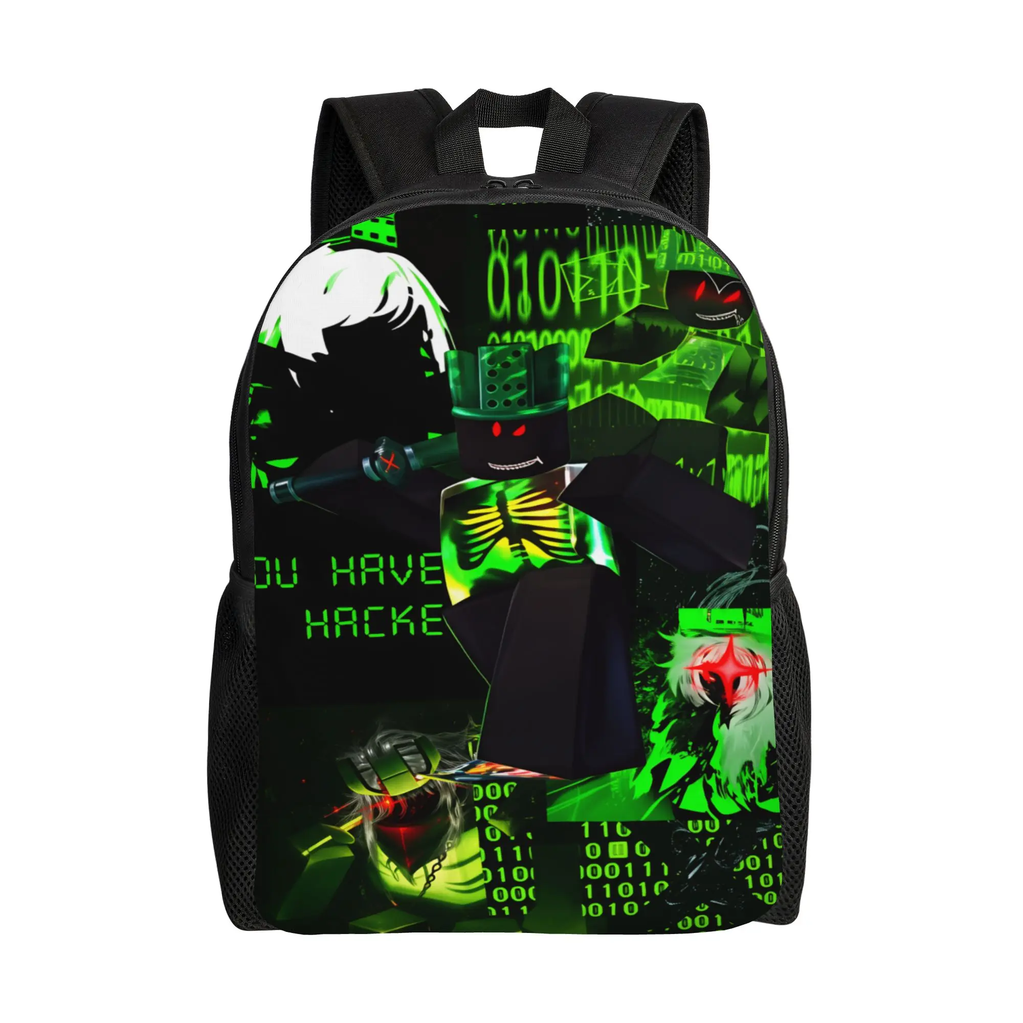 

1x1x1x1 forsaken Backpack Boy Girl Soft Backpacks Polyester Cute High School Bags Travel High Quality Rucksack