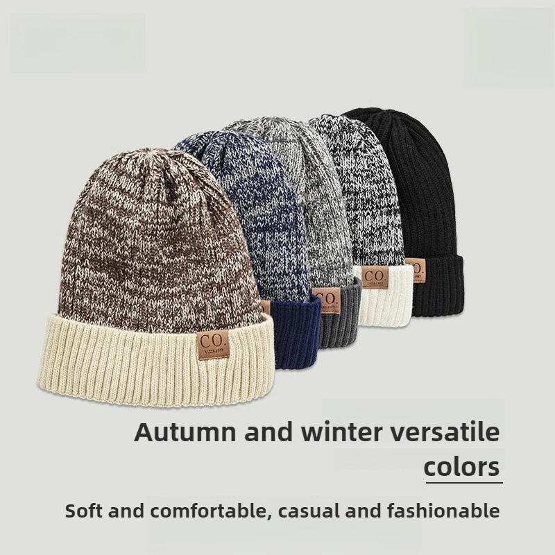 للجنسين قبعة شتوية سميكة دافئة بسط بطانة ناعمة خفيفة الوزن قبعة الطقس البارد الرجال النساء الأسود هدية الكريسماس #1