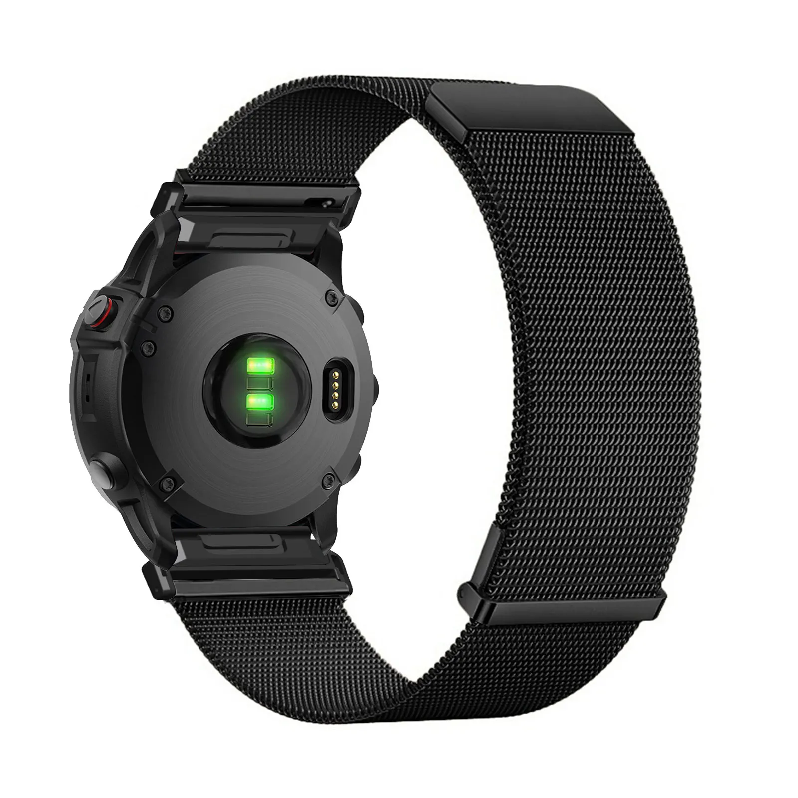 

Metal Bands for Garmin Fenix 7X Sapphire Solar/7X Solar/Epix Pro 51mm/Epix Pro Gen 2 51mm Band, Double Layer Magnetic Strap