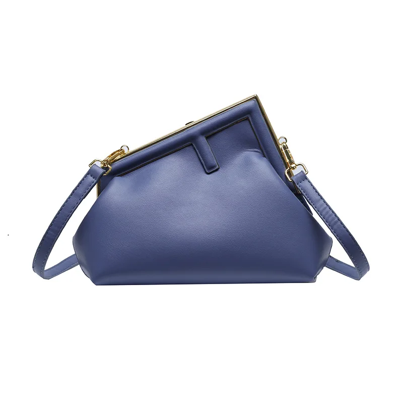 

2025 New Fashionable Retro Texture Women's Single Shoulder Cross Shoulder Triangle Small Square Bag