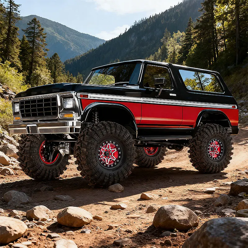 

10-дюймовые алюминиевые колеса и шины для радиоуправляемых краулеров, 9-дюймовые металлические диски с бедлоком для TRX4 SCX10 III 90046