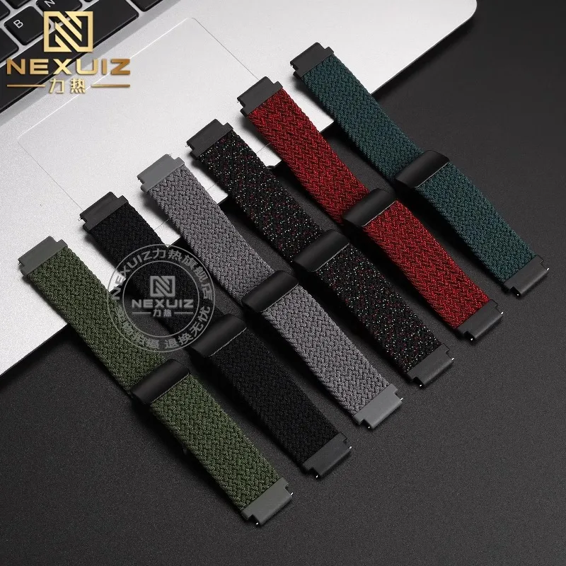 Quick Release Woven Nylon Strap for Casio AE1200/1300 WS-1400H/1300/1500 A158 A159 A169 AE-1200 Bracelet Men Wristband 18mm