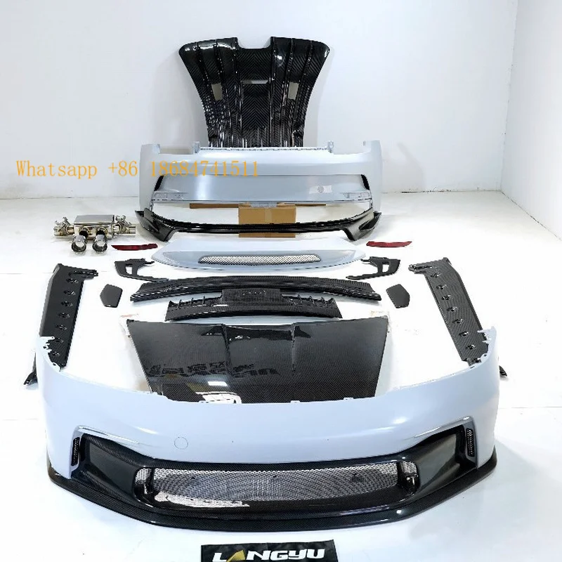 Style Dry Carbon Fiber Body Kit High Fitment Exterior Upgrade Set Fit 992 High Quality Modification Parts