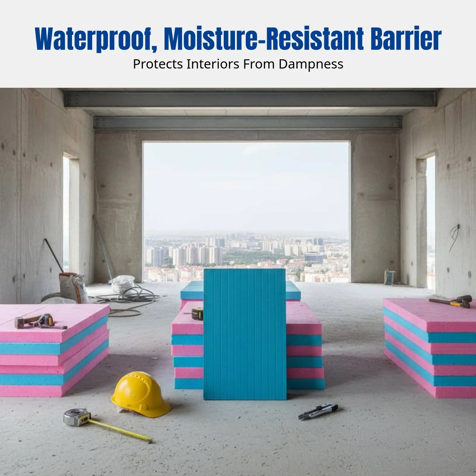 XPS Thermal Insulation Board, Flame Retardant, High Strength, Waterproof, For Ceiling, Wall, Underfloor Heating