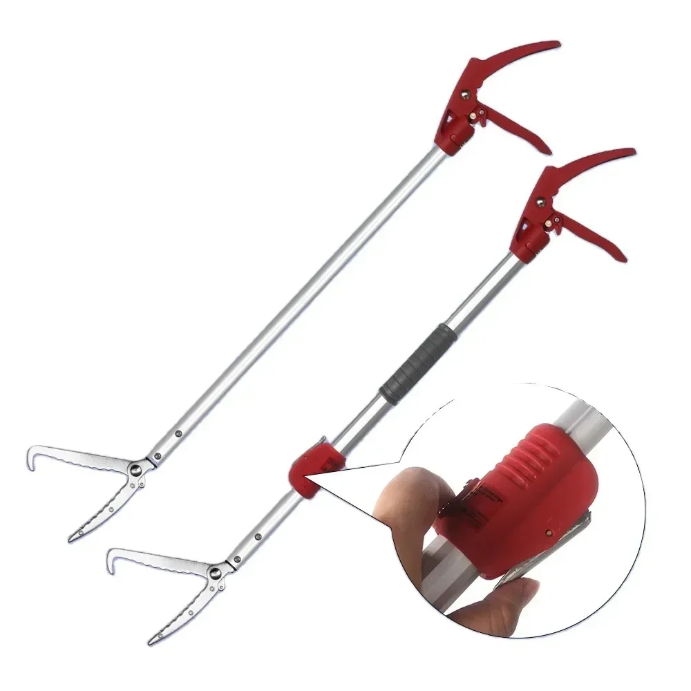 Long Extended Snake Tong Telescopic Snake Catcher Tool