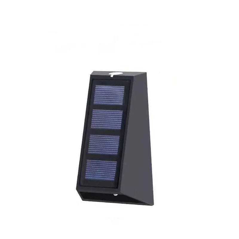 Imagem -06 - Solar Led Luz ao ar Livre Rgb Lâmpada de Parede à Prova Impermeável Água Jardim Iluminação Sensor Movimento Recarga Dupla Cabeça Varanda Decoração Spotlight