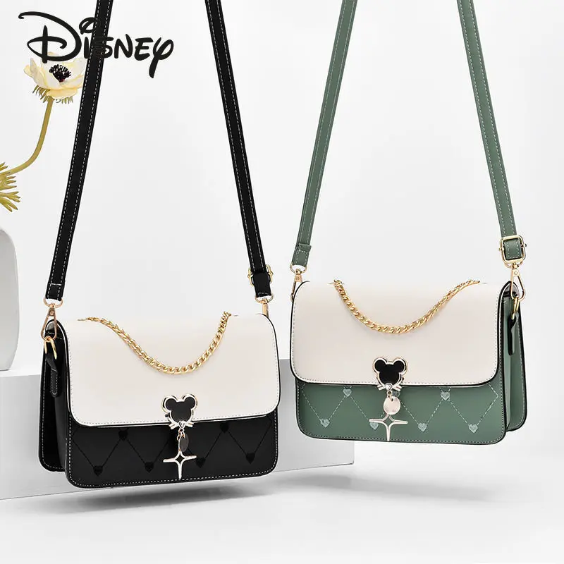 Disney Mickey New Women\'s Crossbody Bag Fashion High Quality Women\'s Handbag Popular Casual Versatile Girls\' Shoulder Bag