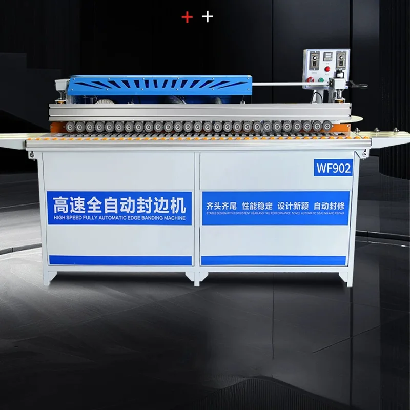 WF902 Fully Automatic High-Speed Edge Banding Machine—Woodworking Machine for Straight, Curved, and Custom-Shaped Ed(Customized)
