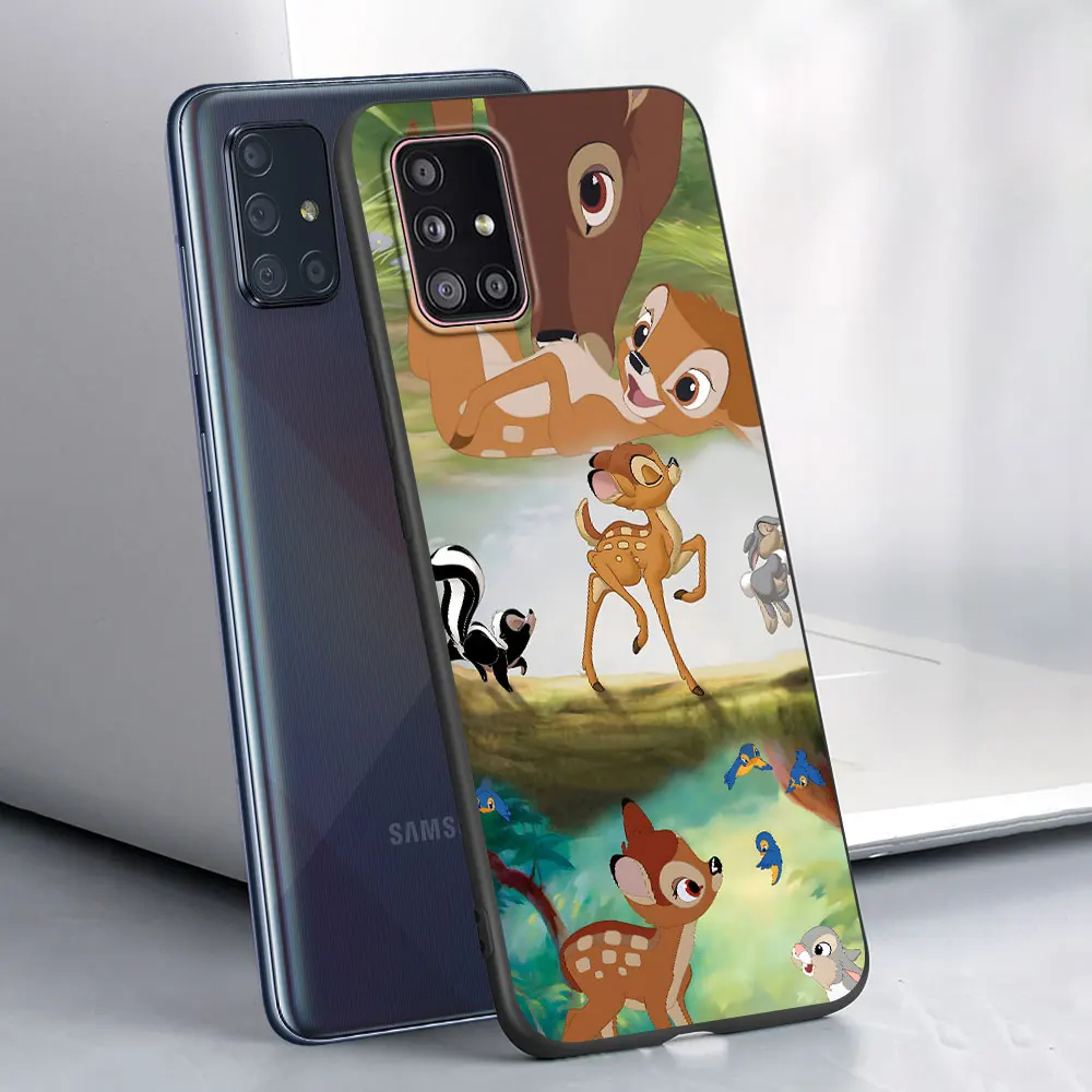 Disney Anime Bambi Case for Samsung Galaxy A51 A53 A54 A31 A52 A12 A13 A21s A22 A32 A11 A22 A33 A41 A52s A73 A14 TPU Phone Cover image 5