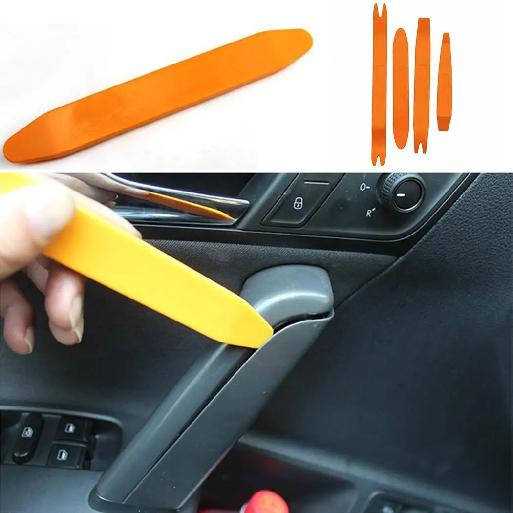 Plastic Auto Dismantle Tools Kit Car Radio Door Clip Panel Trim Dash Audio Removal Installer Pry Kit Refit Set