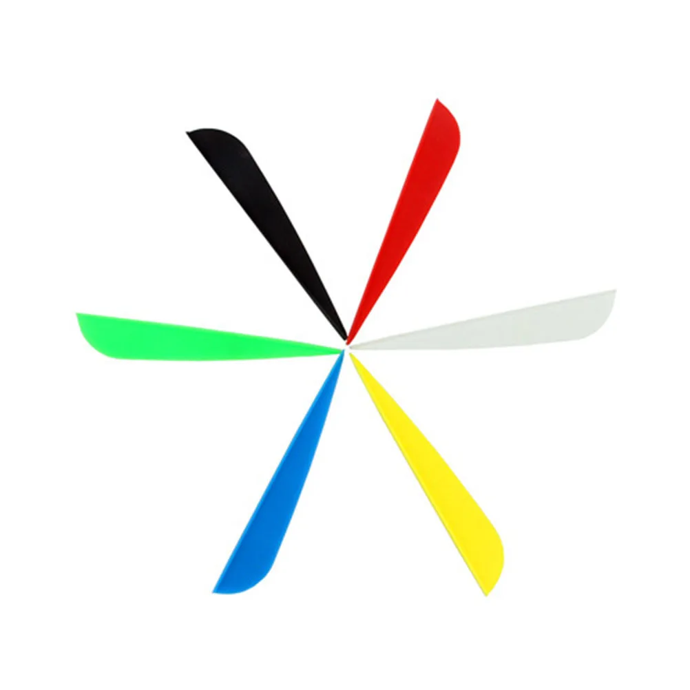 

27 шт., 3 дюйма, аксессуары для флюгера для стрельбы из лука, подходят для всех стрел, легкая реклама, вал, разноцветные стрелы, оперение