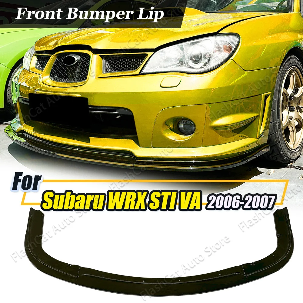 Guard Chin Body Kits For Subaru Impreza WRX STI 2006 2007 Car Front Lower Diffuser Splitter Canards Bumper Lip Spoiler Trim