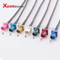 Car Cable Fakra B C D E H K Z Type Plug to SMA Male Plug Connector GPS Antenna Extension Cable Pigtail Cable RG174 15CM