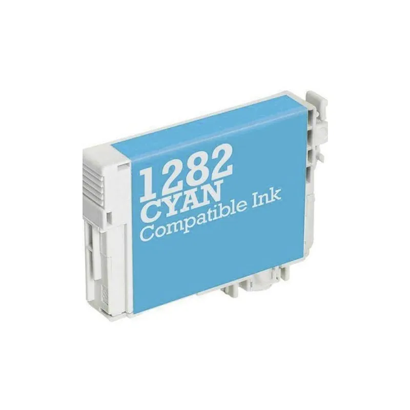 EPSON cyan E1282 Premium quality recycled ink cartridge, replaces C13T12824010 XET1282RP imprimirbien.com