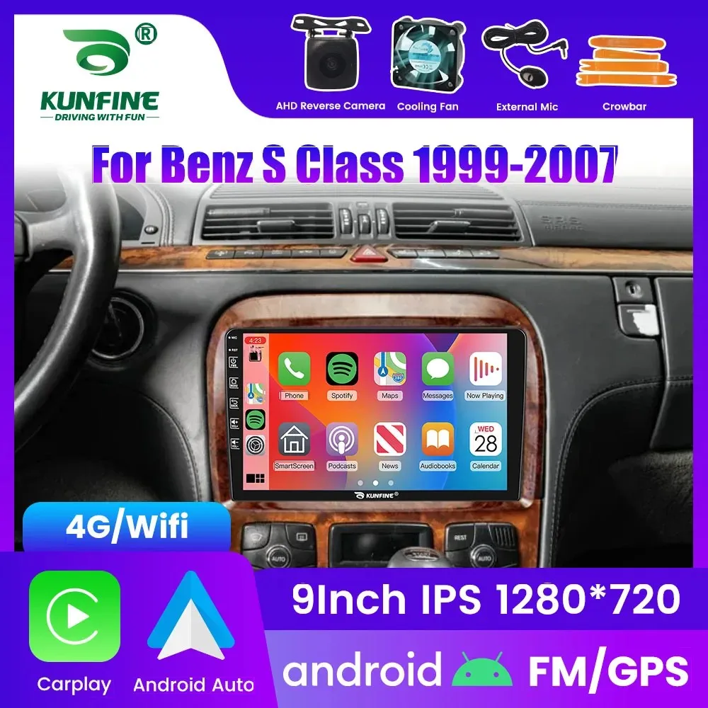 

2Din Android Car Radio For Benz S Class 1999-2007 Video Player GPS Navigation Stereo Audio Head Unit Carplay 4G Wifi