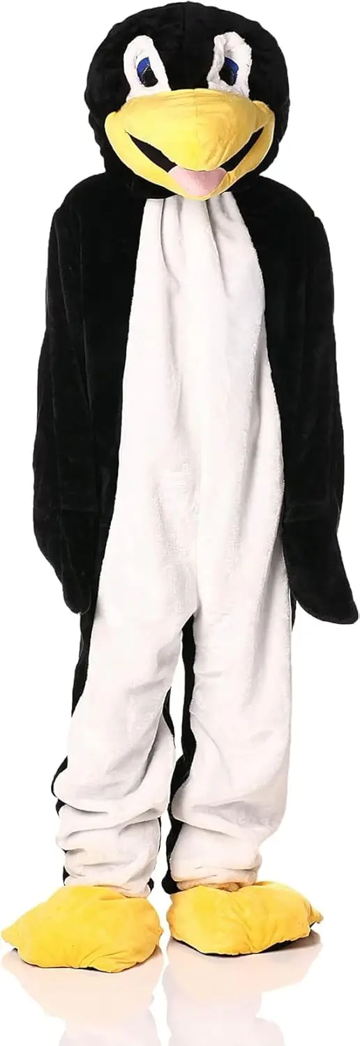

Plush Penguin Mascot Costume for Halloween Performances, Adult Animal Character Suit