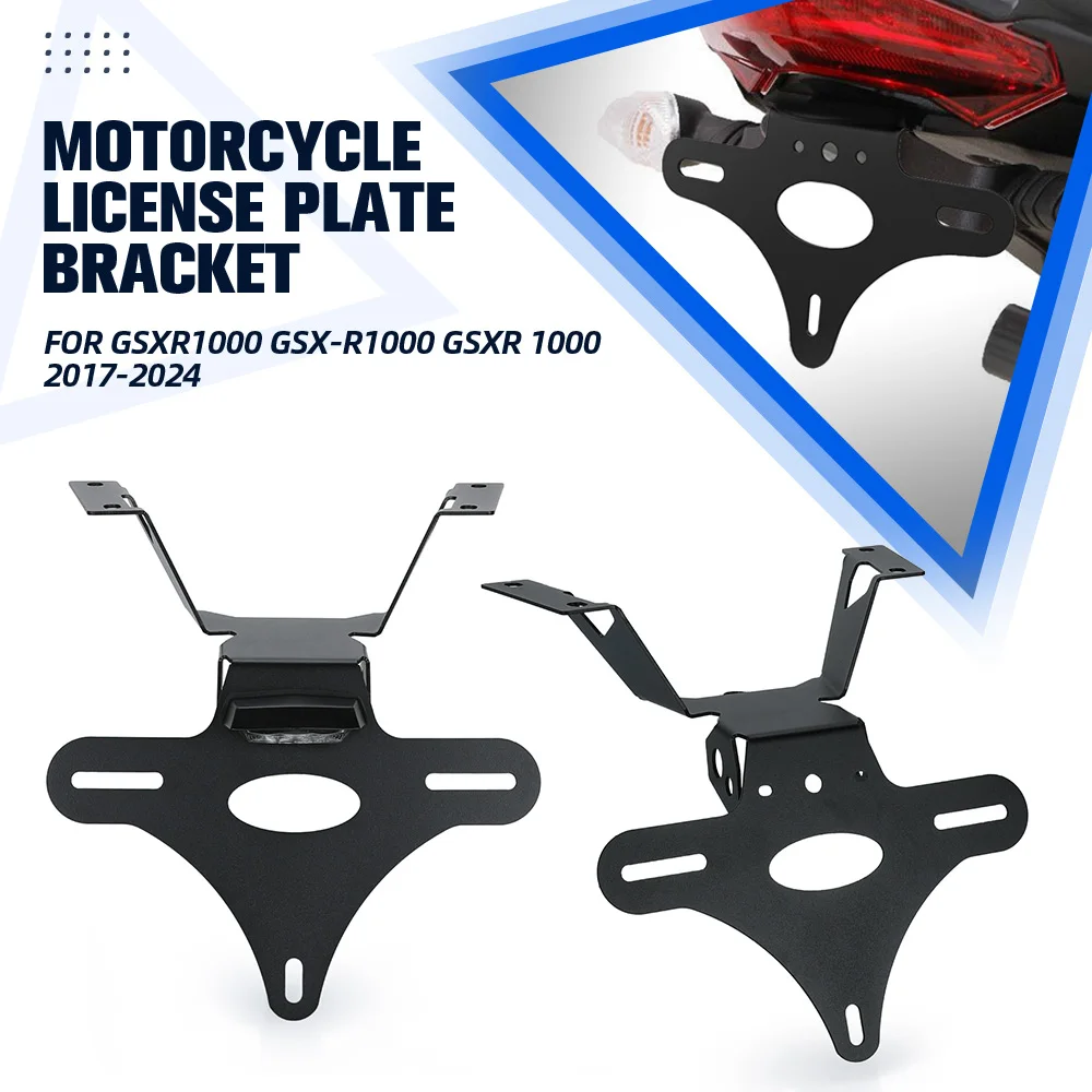 

Motorcycle License Plate Holder Tail Light Bracket Tidy Fender Eliminator For Suzuki GSXR1000 GSX-R1000 GSXR 1000 2017-2023 2024