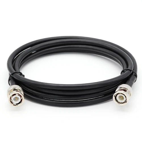 Imagen 2 del producto RG58 BNC macho a BNC macho enchufe Q9 conector de engarzado RF Coaxial Pigtail Jumper 50ohm Cable