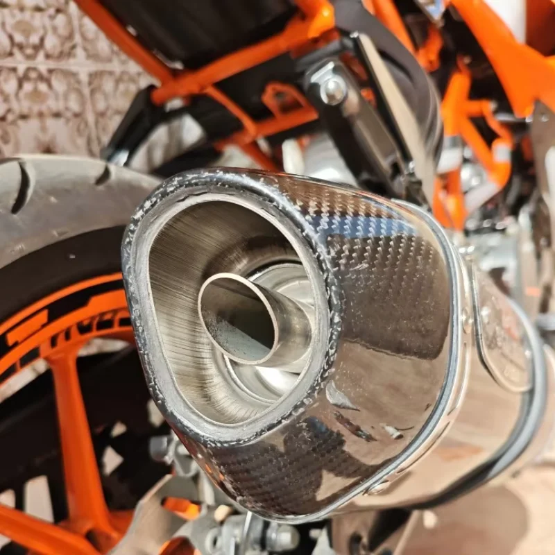 Universeller 48-mm-Motorrad-Auspuffschalldämpfer, abnehmbarer DB-Killer-Schallreduzierer für Honda Yamaha, Geräuscheliminator – Detail 3