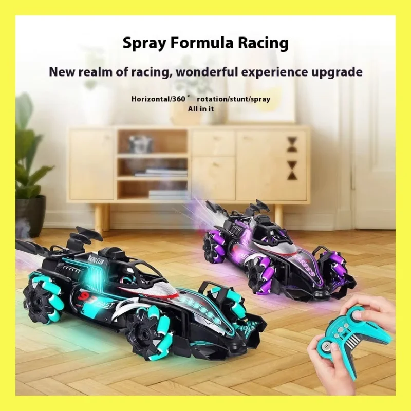 F1 Rc Drift Auto Met Muziek Led-verlichting 2.4g Handschoen Gebaar Radio Afstandsbediening Stunt Auto's 4wd Elektrische Kinderen speelgoed Vs Wltoys